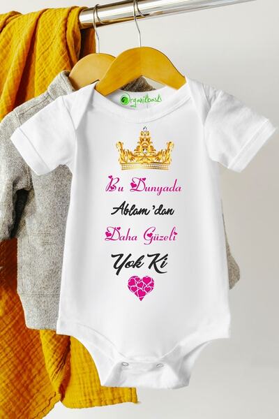 Baby&Baby There Is No Beauty from My Sister in This World 100% Cotton Organic...