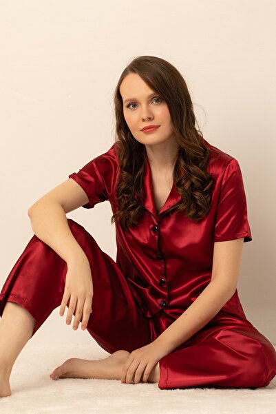 Miorre Pajama Set - Red - Plain