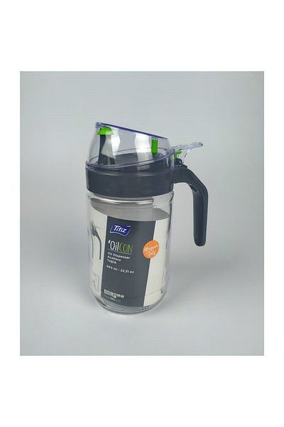 Titiz Oilcon 660 Ml Glass Oil Bottle with Lid