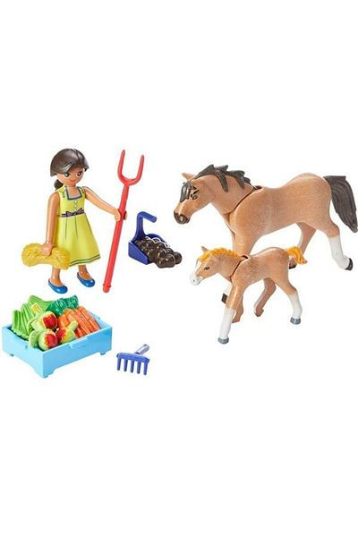 Playmobil Pru with Horse and Foal