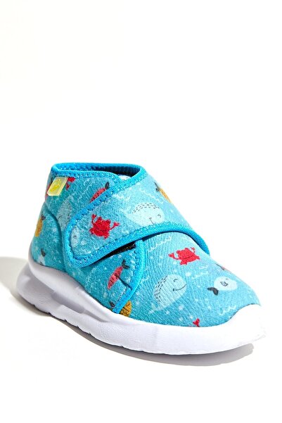 Dudino Erkek Çocuk Puffy Desenli Panduf Fish 2w24a305