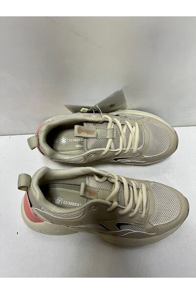 lumberjack Women's Nude Color Thick Heel Memory Foam Sole Sneaker Shoes Sand Dakota