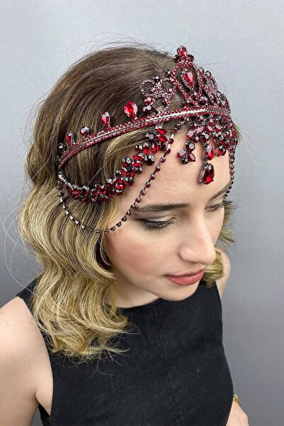 Limelia Coroana de henna pentru mireasa Hürrem Burgundy