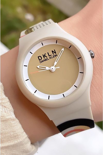 Daniel Klein Colorful Silicone Cord Waterproof Design Product Women's Wristwatch