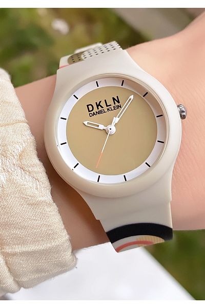 Daniel Klein Colorful Silicone Cord Waterproof Design Product Women's Wristwatch