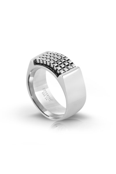 Lovering Lvr500e Erkek Çelik Yüzük