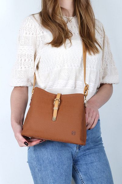 By Hakan Byhakan 1270 Mother Bag Γυναικεία Τσάντα Τσάντα ώμου Καφέ