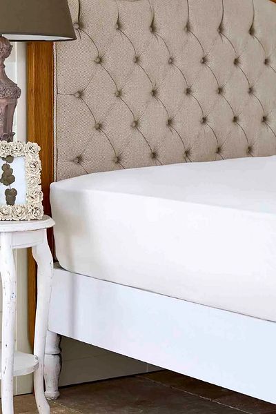 Karaca Home ملاءة سرير مفردة إكرو - 100% قطن، 160 سم × 240 سم