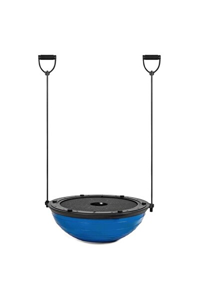 Leyaton T181 Bosu Ball Yarim Denge Topu Pilates Aleti Direnc Lastikli Pompa D...