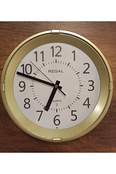 Regal 0225 Gwl Gece Işıklı, Sese Duyarlı Duvar Saatı