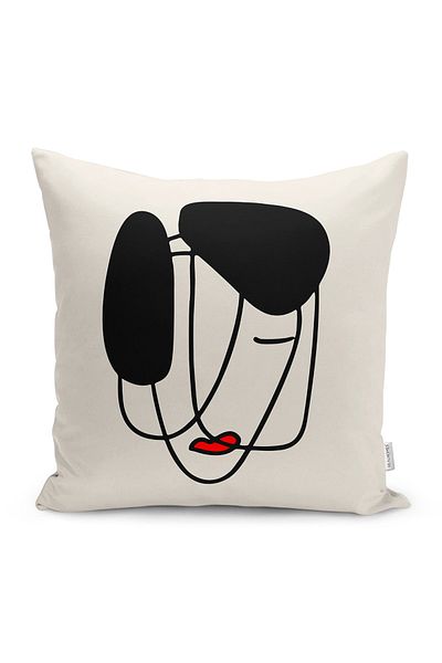 Realhomes Online Silhouette Design Special Motif Modern Perna Aruncă Husă de pernă