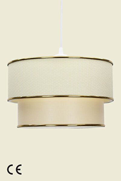 Vivido Abajur Hasır Krem Avize Tekli Sarkıt