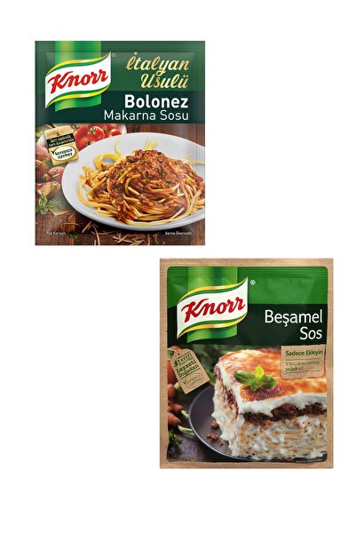 Knorr Beşamel Sos + Bolonez Sos
