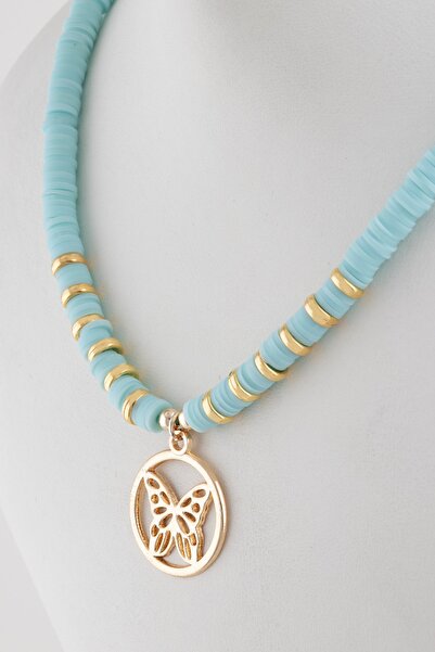 Sortie Aksesuar قلادة فيمو على شكل فراشة 029