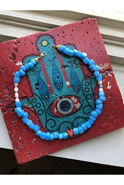 ATELİERGONCA El Yapımı, Mavi Boncuk Kolye