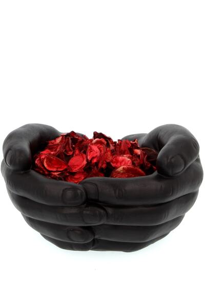 Orvila Dekoratif Avuç Içi El Figür Beton Saksı Hediyelik Anahtarlık Biblo 165...