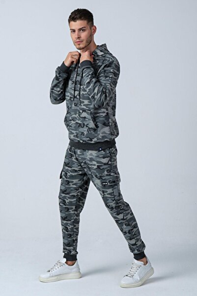 ALEXANDERGARDI Світшот з капюшоном і камуфляжним принтом (e21-72101-ust)