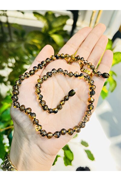 Kehribarkolyecimm Damla Kehribar Yetişkin Fosilli Kolye