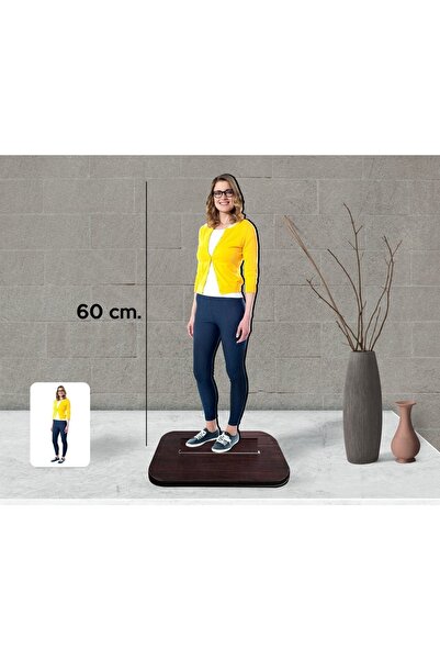 Bk Gift Kişiye Özel Dev Boy Fotoğraflı Ahşap Biblo 60cm