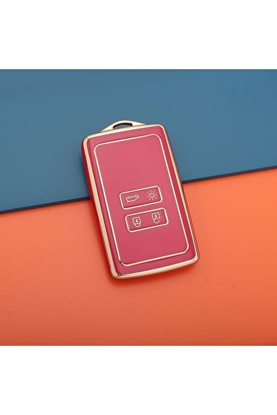 AYZ GARAGE Husa pentru chei din material Tpu roșu Renault