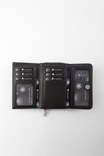 CENGİZ PAKEL Black Women's Wallet