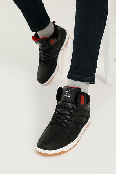 Kinetix Black - Gına Hi Pu 2fx Men's High Sneaker