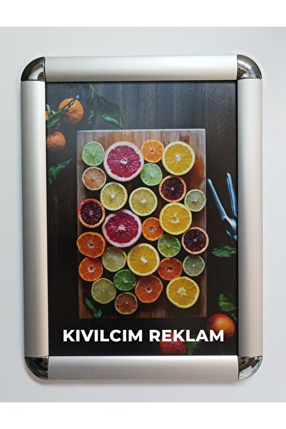 KIVILCIM PLASTİK VE REKLAM ÜRÜNLERİ 5´li A4 Alüminyum Açılır Kapanır Çerçeve ...