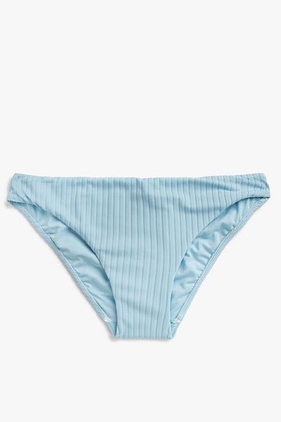 Koton Damen-Bikinihose in hellem Indigo 2SAK00062BM