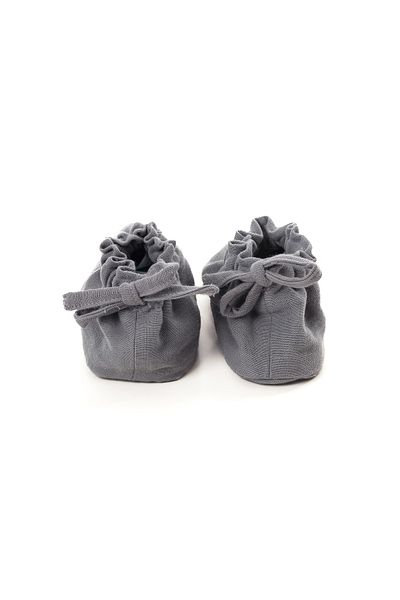 Zuppers Organic Newborn Booties - Muslin - Duman (0-6 MONTHS)