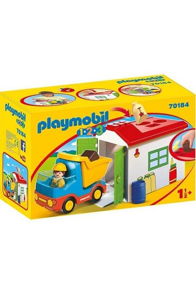 Playmobil Construction Truck with Garage