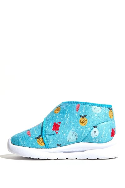 Dudino Erkek Çocuk Puffy Desenli Panduf Fish 2w24a305