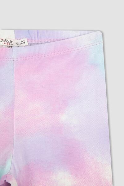 DeFacto Dziewczęce rajstopy motocyklowe we wzór batikowy