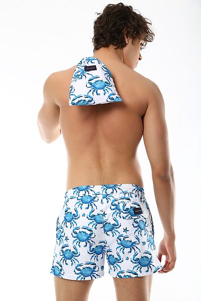 Whitefin Blue Crab Men's Sea Shorts