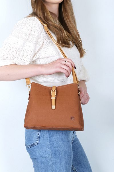 By Hakan Byhakan 1270 Mother Bag Γυναικεία Τσάντα Τσάντα ώμου Καφέ