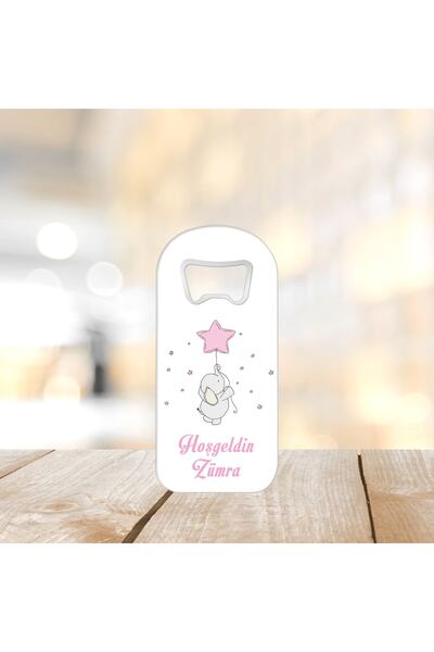 Hoşgeldin Bebek Dikdörtgen Magnet Açacak 25 Adet