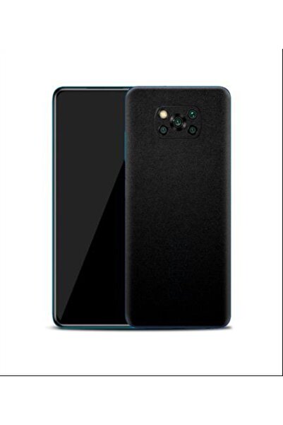 Ecr Mobile Poco X3 Nfc Mat Siyah Arka Kaplama Uyumlu