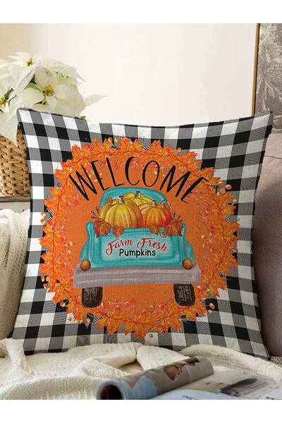 Realhomes Design carouri alb-negru Toamnă Bun venit cu tematică Raschel trico...