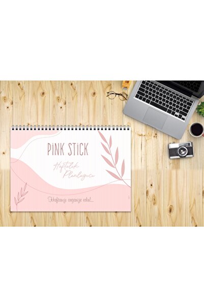 Express مخطط أسبوعي مقاس A4 باللون الوردي