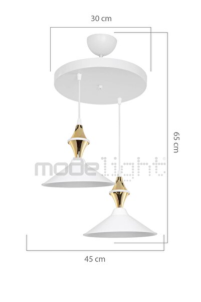Modelight Akses Küre /karo 2li Maya Sarkıt