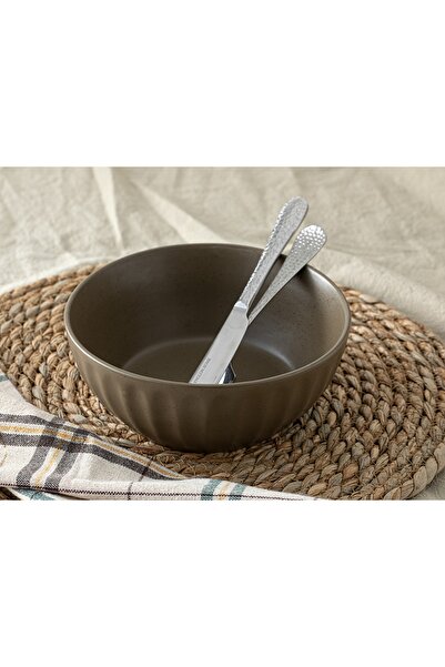 English Home Rhoda Stoneware Kase 17 Cm Kahve