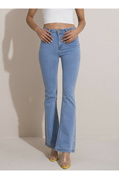 Ramrod Livik Γυναικείο Elvis Light Blue Flare Leg Jeans