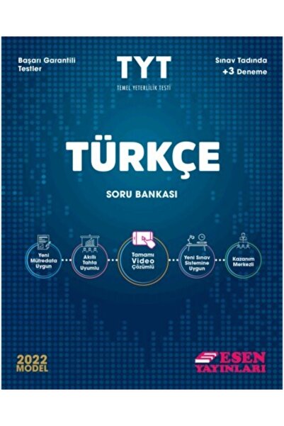 Esen Yayınları Esen Tyt Türkçe Soru Bankası