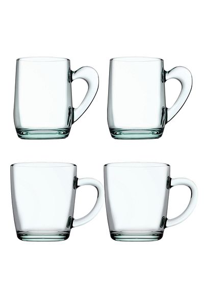 Paşabahçe 4 Piece Aware Collection Recycle Mug Set