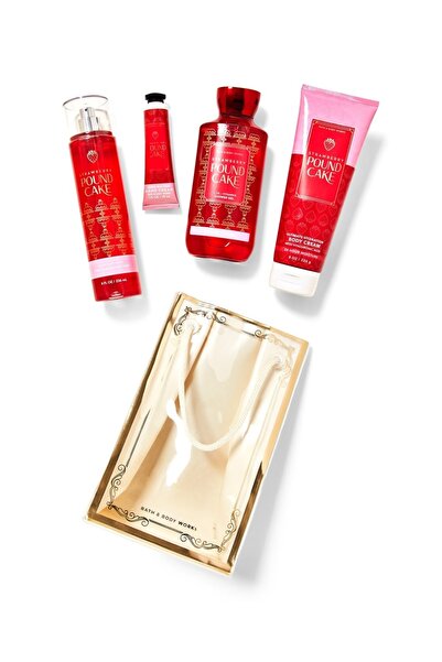 Bath & Body Works Strawberry Pound Cake Cilt Bakım Seti Bbw25143496