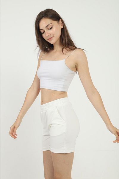 Ozy Fashion Elastic Waist Shorts