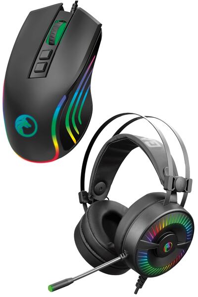 GAMETECH Dolly Rgb Prime Mouse + Vol-i Kulaklık Gaming Set