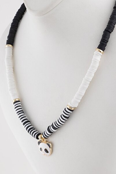 Sortie Aksesuar Panda Figürlü Fimo Kolye 033