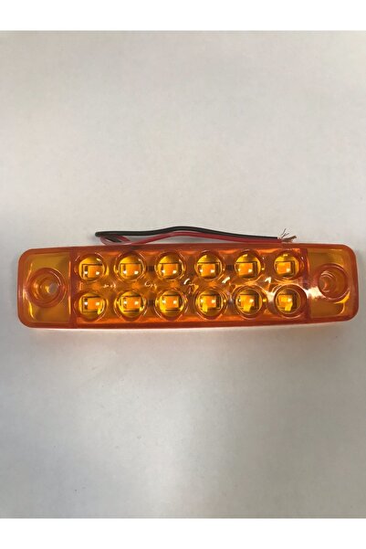 Akyol 12 Ledli Sarı Mercekli Parmak Led - 12 Ledli Sarı Mercekli Led Led Pozisyon Lambası