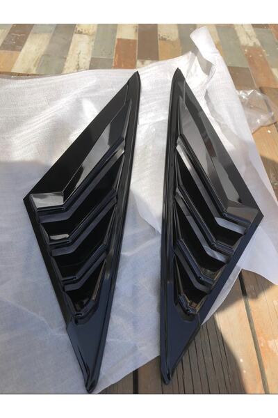 FV-TUNİNG Hyundai Elantra Kelebek Cam Kaplama Vizör 2021 Ve Sonrası Pianoblac...