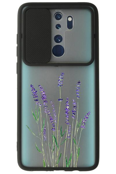 WANNA PROTECT Xiaomi Redmi Note 8 Pro Black Camera Protected Sliding Lavender...